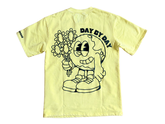 RELAXED FIT YELLOW TEE