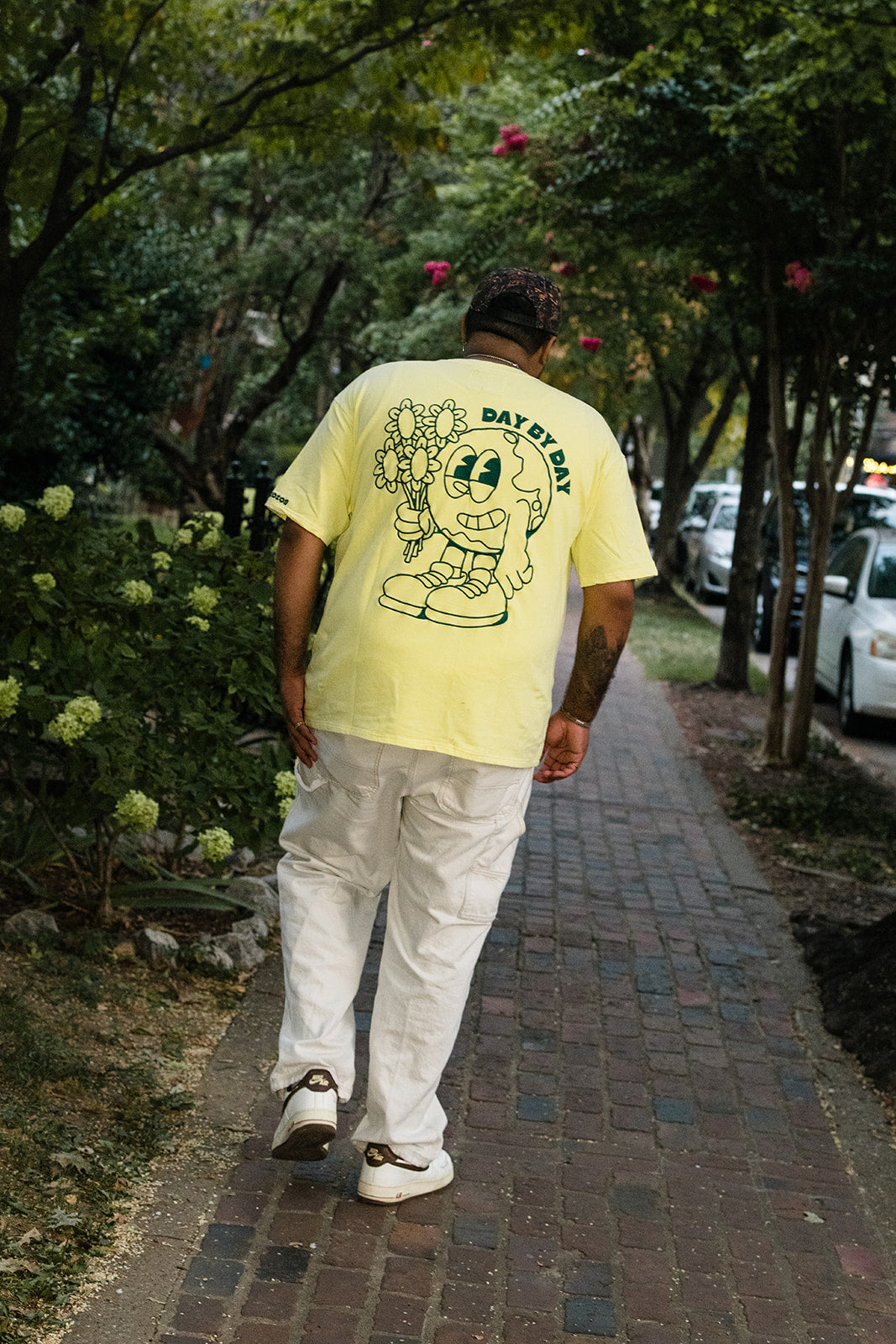 RELAXED FIT YELLOW TEE
